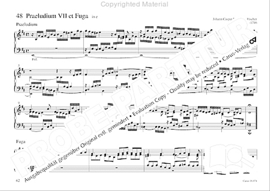Organo pleno. Orgelstucke zum Ein- und Auszug Organ Solo scores gallery preview page 70