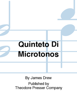 Book cover for Quinteto Di Microtonos