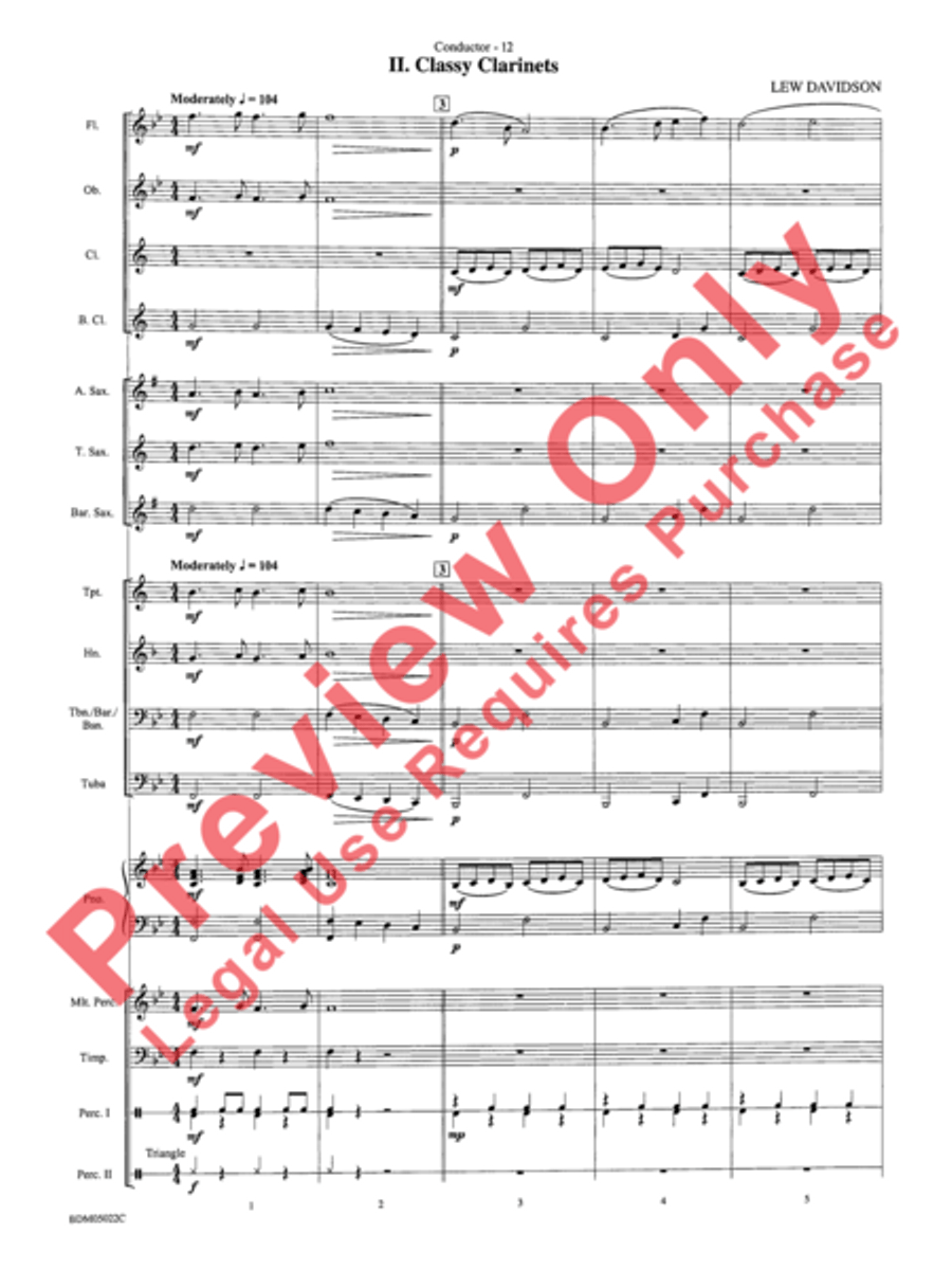Belwin Beginning Band Kit #1 Concert Band scores gallery preview page 15