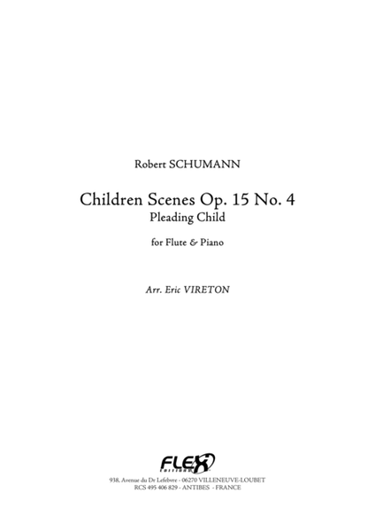 Children Scenes Opus 15 No. 4 - Pleading Child image number null