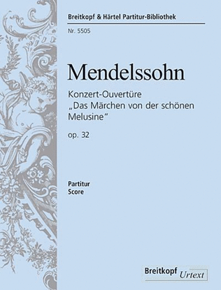 Book cover for Fairy Tale of the Fair Melusine Op. 32 MWV P 12