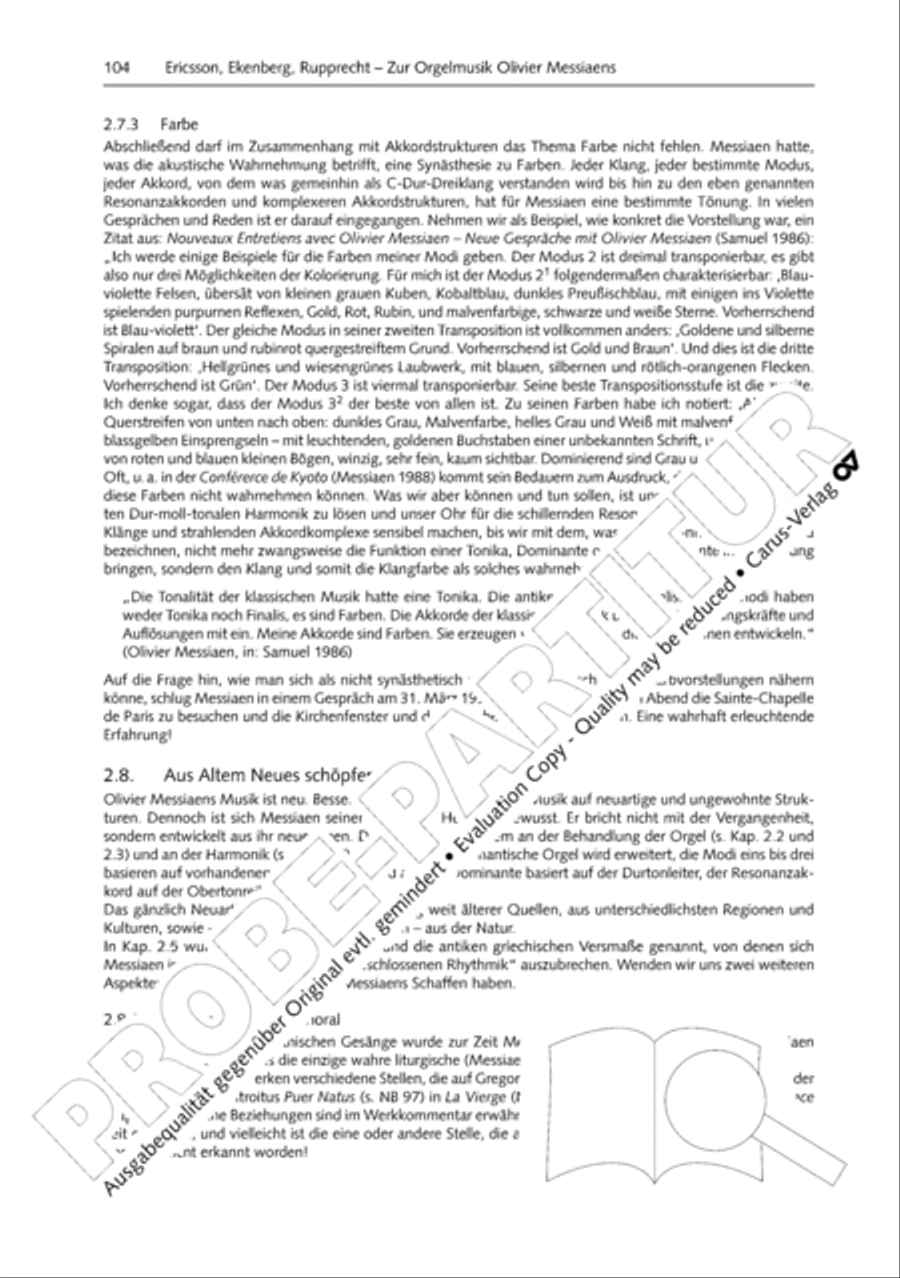 Orgelschule zur historischen Auffuhrungspraxis Organ Solo scores gallery preview page 105