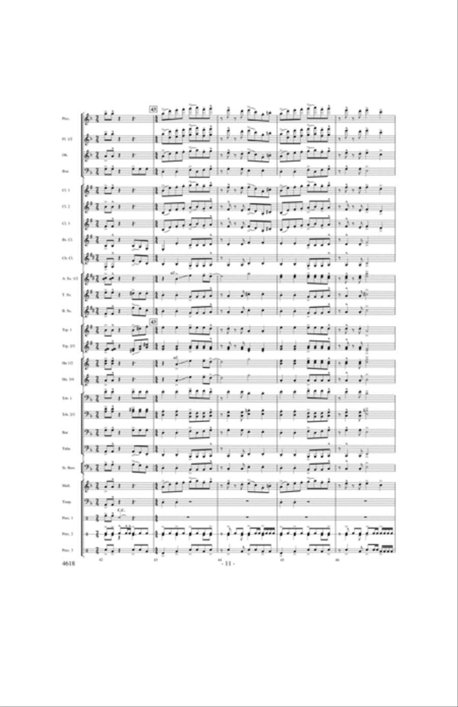 By the Rivers of Babylon Concert Band scores gallery preview page 10