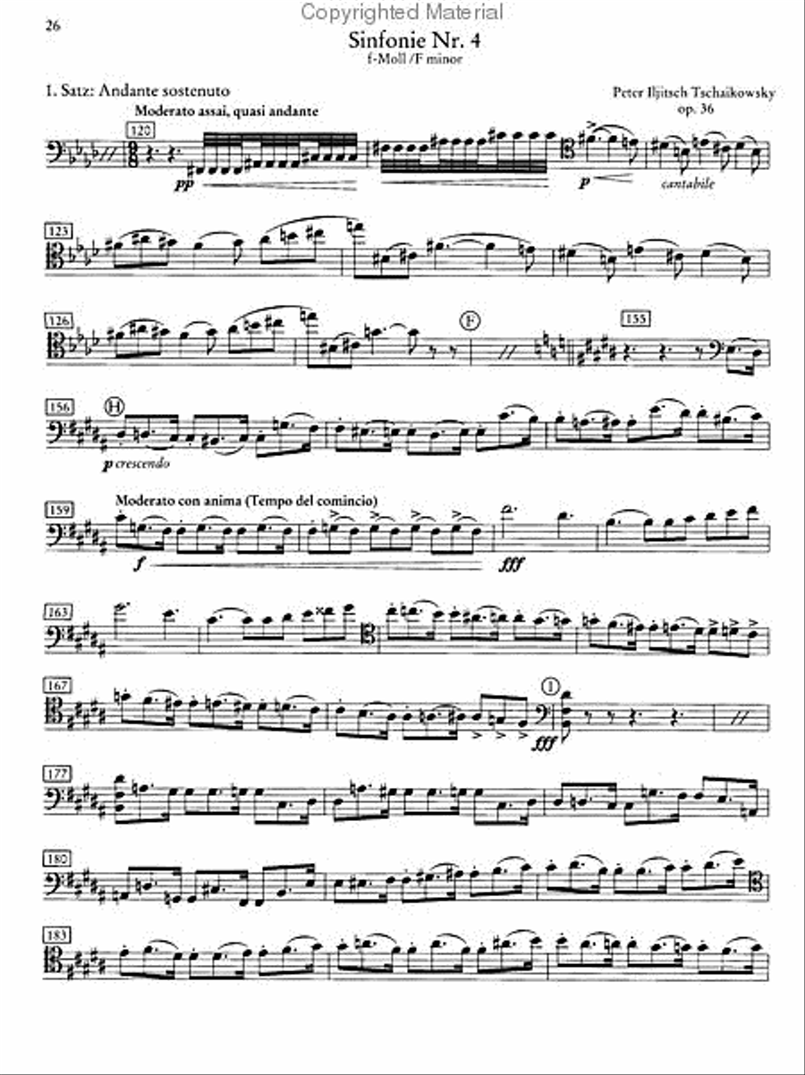 Test Pieces for Orchestral Auditions – Violoncello Collection / Songbook scores gallery preview page 4