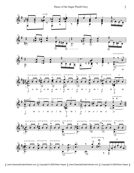 Dance of the Sugar Plum Fairy (Pyotr Ilyich Tchaikovsky) (Standard Notation)
