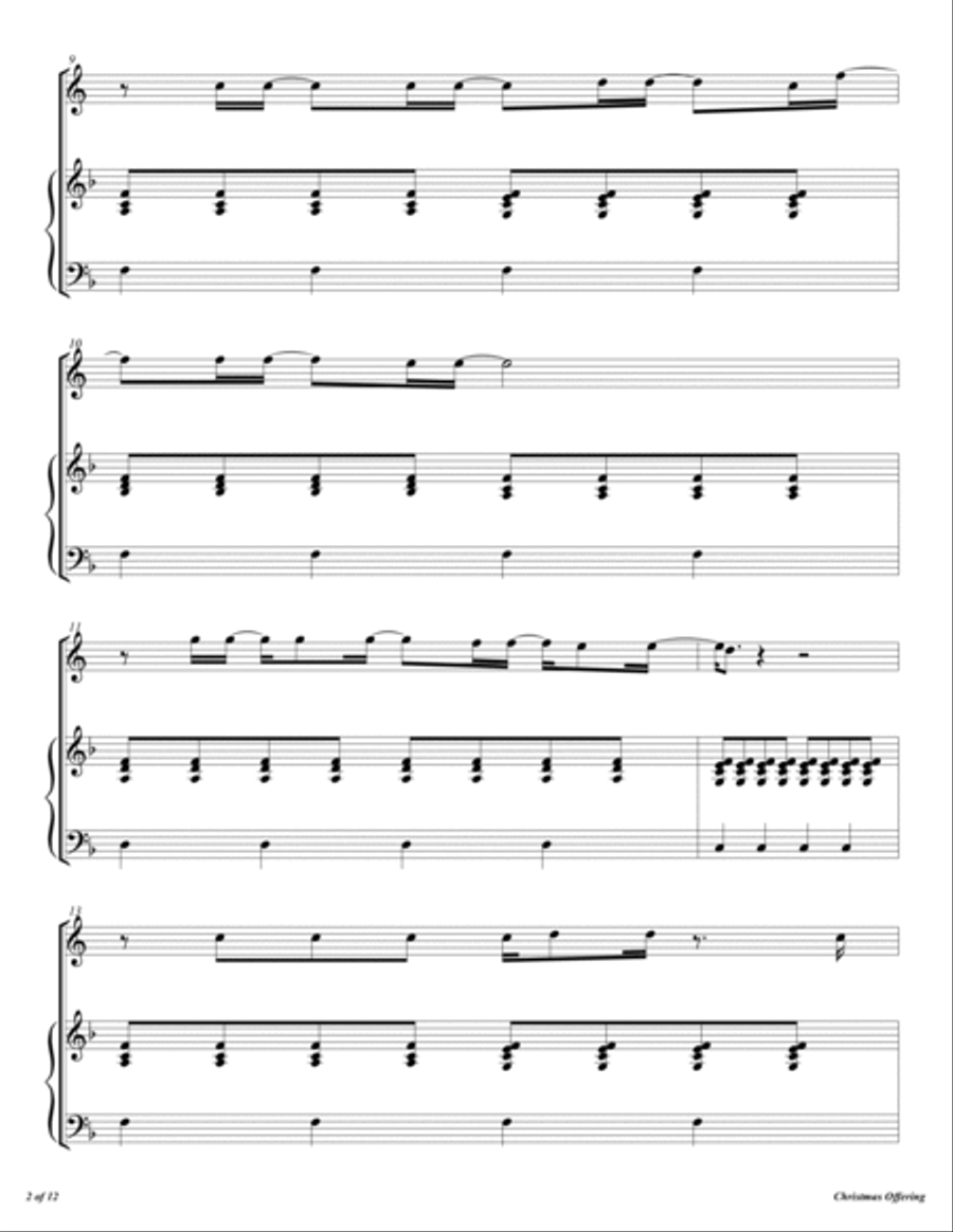 Christmas Offering Horn scores gallery preview page 3