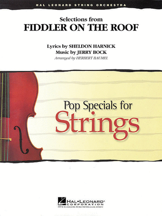 Book cover for Selections from Fiddler on the Roof