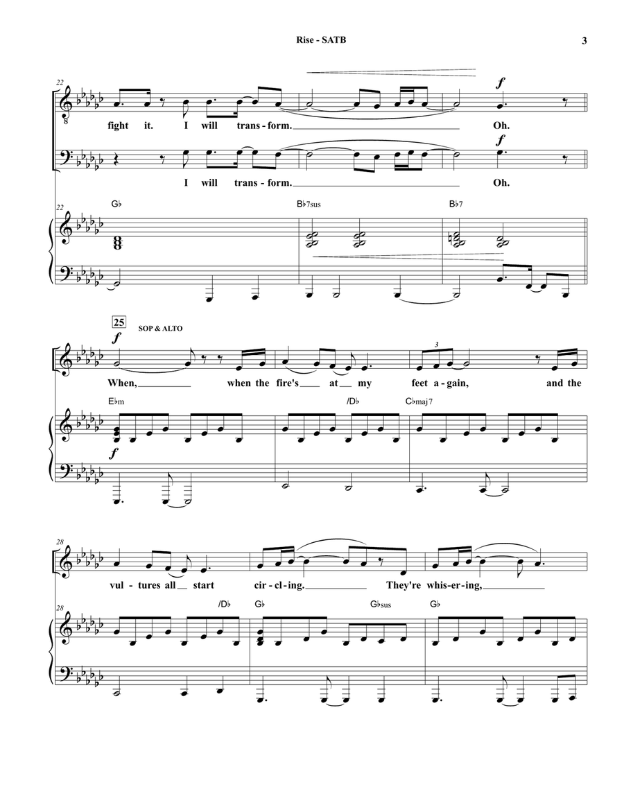 Rise Rise 4-Part scores gallery preview page 3