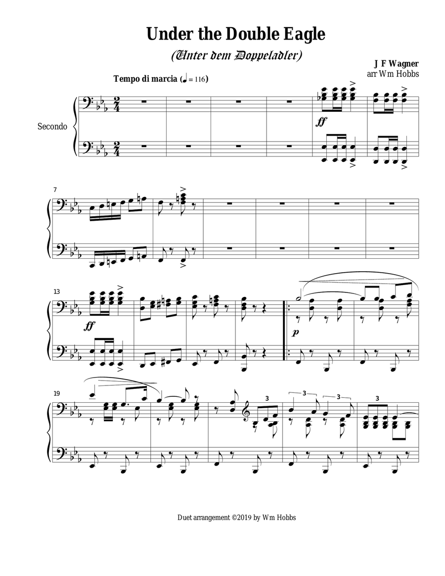 Under the Double Eagle Under the Double Eagle Piano scores gallery preview page 2