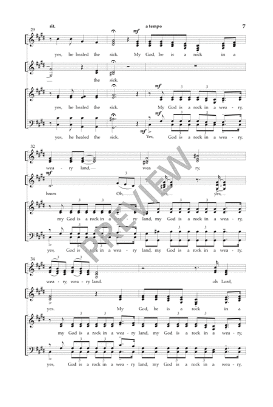 My God Is a Rock Divisi scores gallery preview page 8
