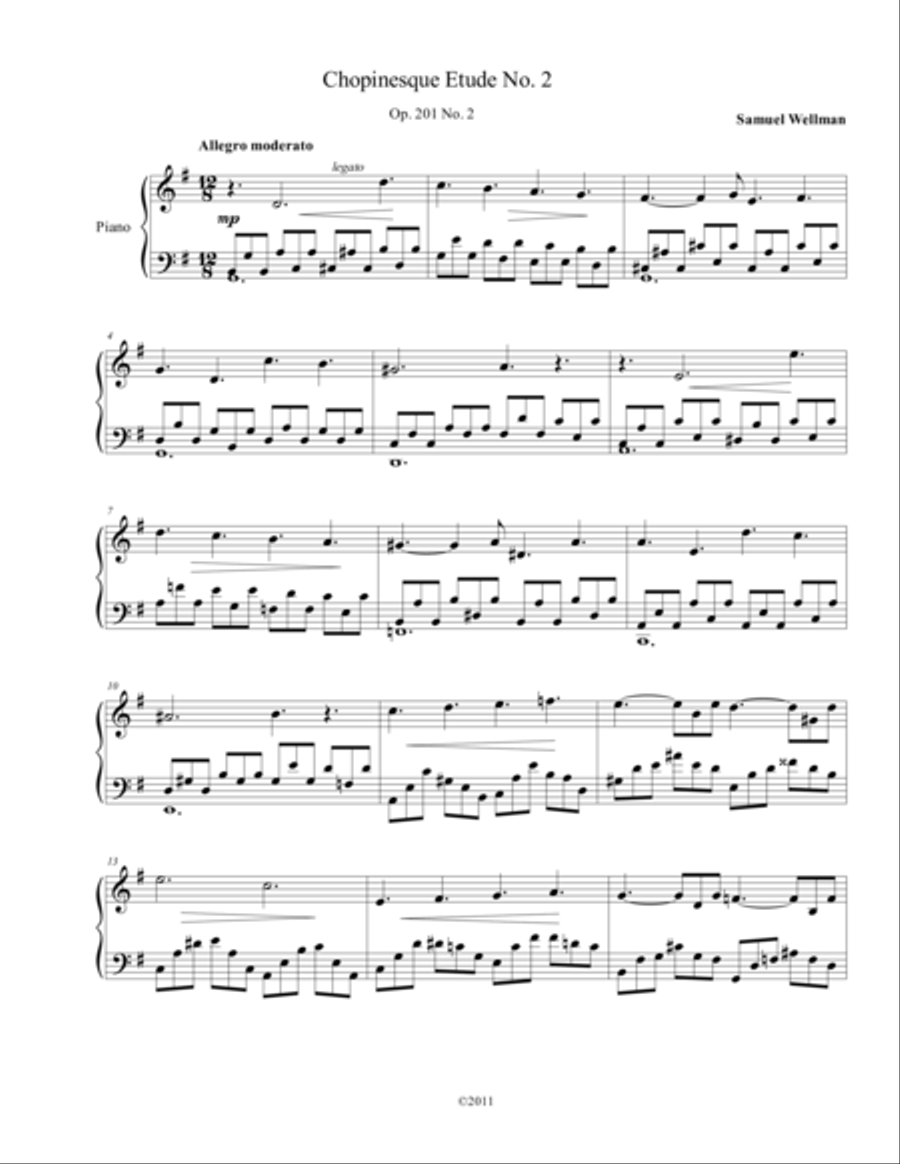 Chopinesque Etude No. 2 in G Piano Method scores gallery preview page 1
