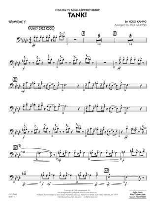 Book cover for Tank! (from Cowboy Bebop) (arr. Paul Murtha) - Trombone 2