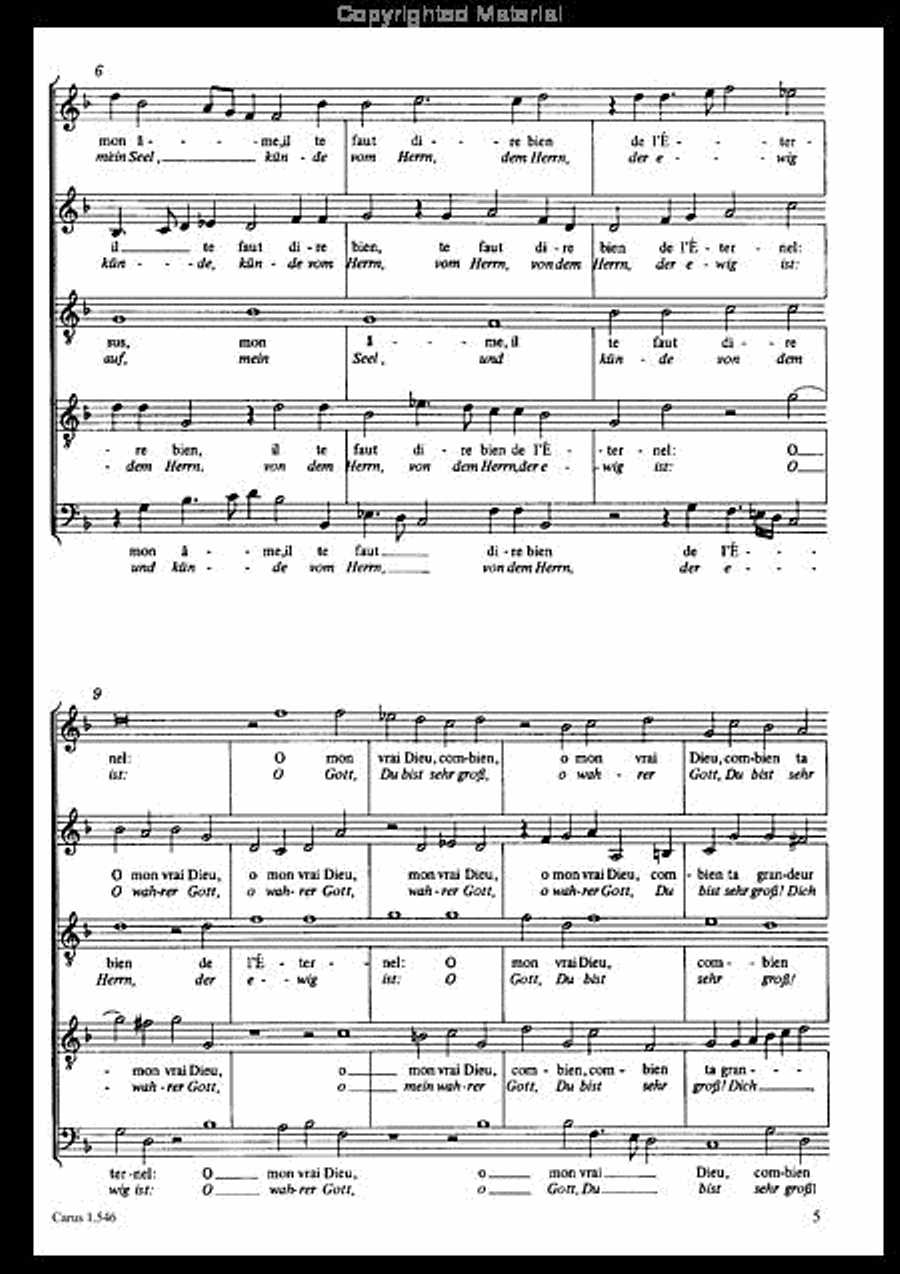Sus, sus, mon ame Sus, sus, mon ame SATTB scores gallery preview page 6