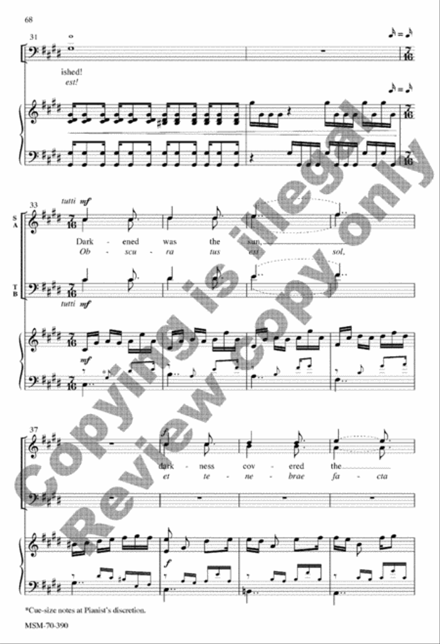 Seven Last Words Seven Last Words 4-Part scores gallery preview page 81