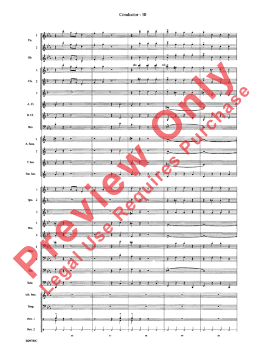 Holiday Cheers Concert Band scores gallery preview page 12