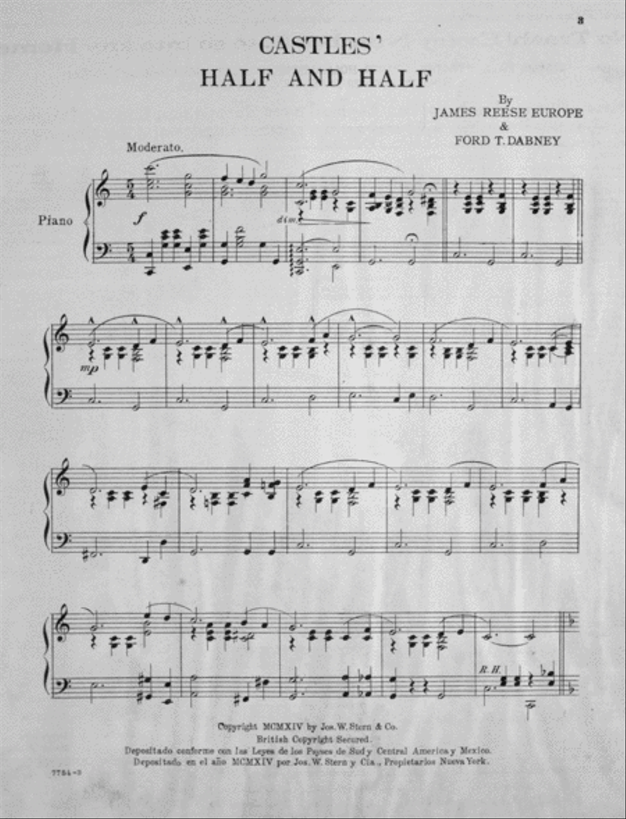 Castles' Half and Half Castles' Half and Half Piano Solo scores gallery preview page 2