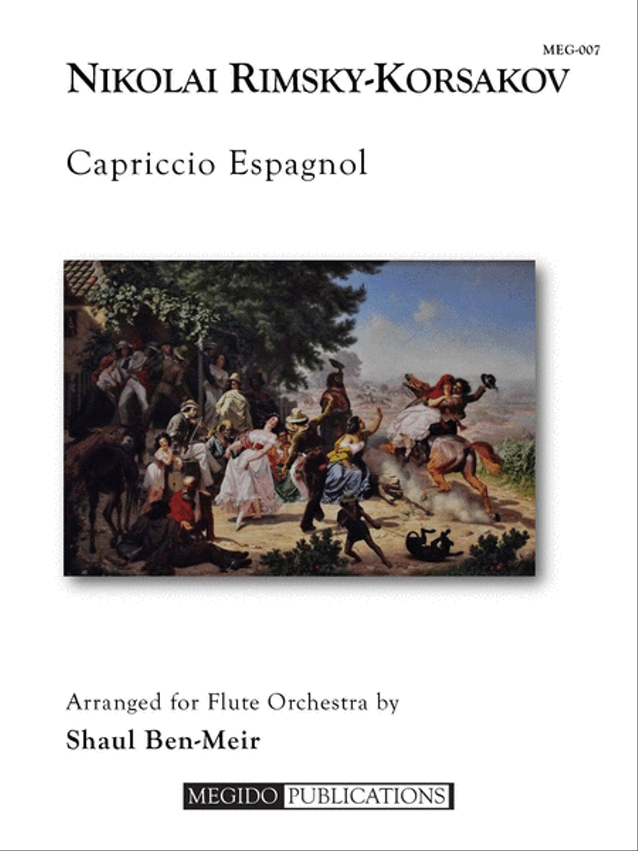 Capriccio Espagnol for Flute Orchestra Flute Choir scores gallery preview page 1