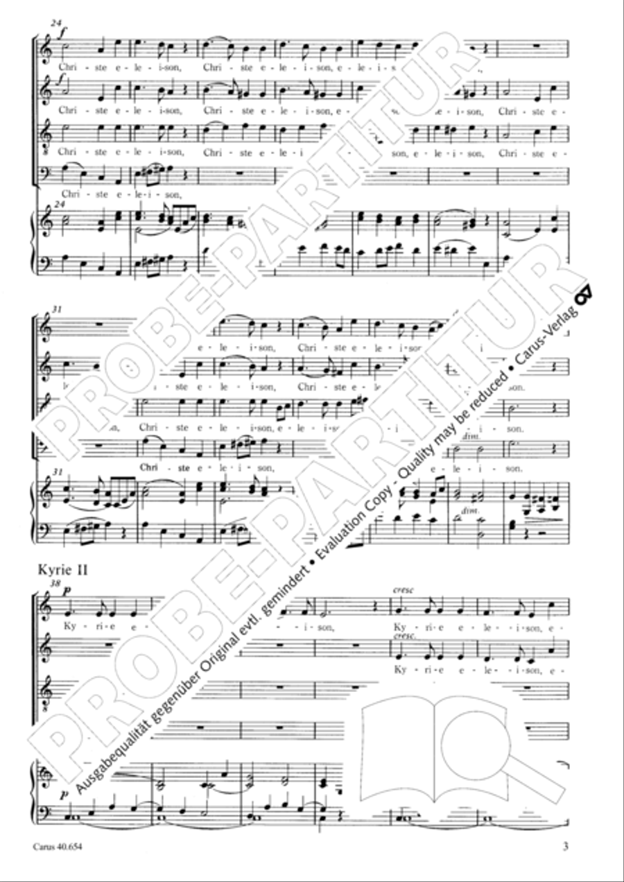 Messe breve no. 7 aux chapelles TB scores gallery preview page 4