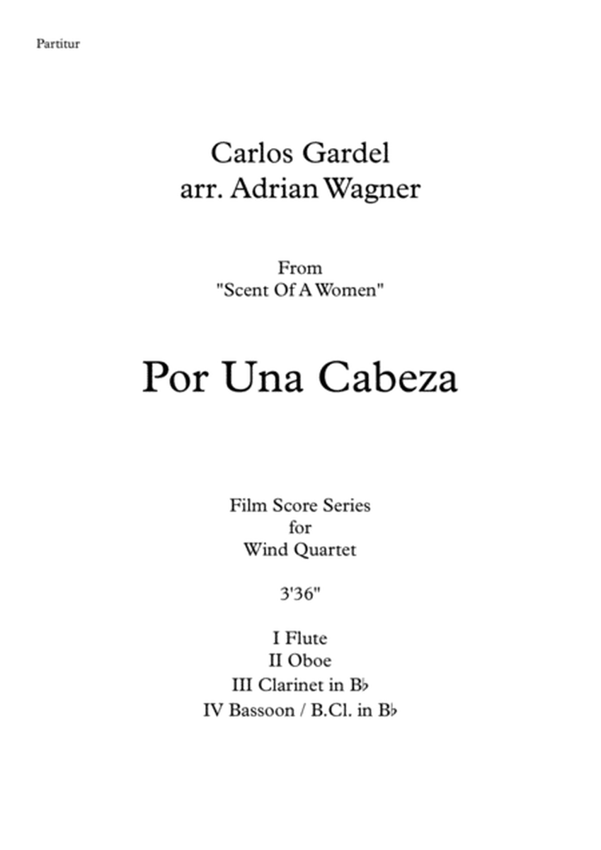 "Por Una Cabeza" (Carlos Gardel) Wind Quartet arr. Adrian Wagner image number null