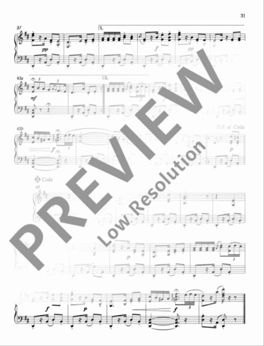Habanera Piano Solo scores gallery preview page 3