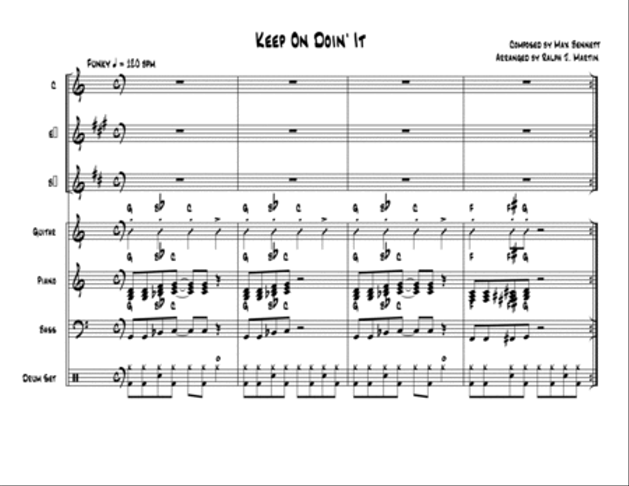 Keep On Doin' It Keep On Doin' It Jazz Ensemble scores gallery preview page 2