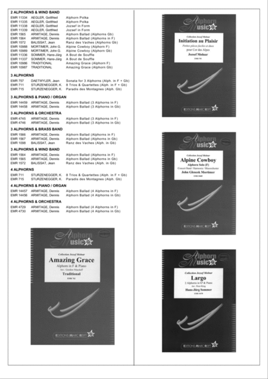 Schwyz Alphorn scores gallery preview page 4