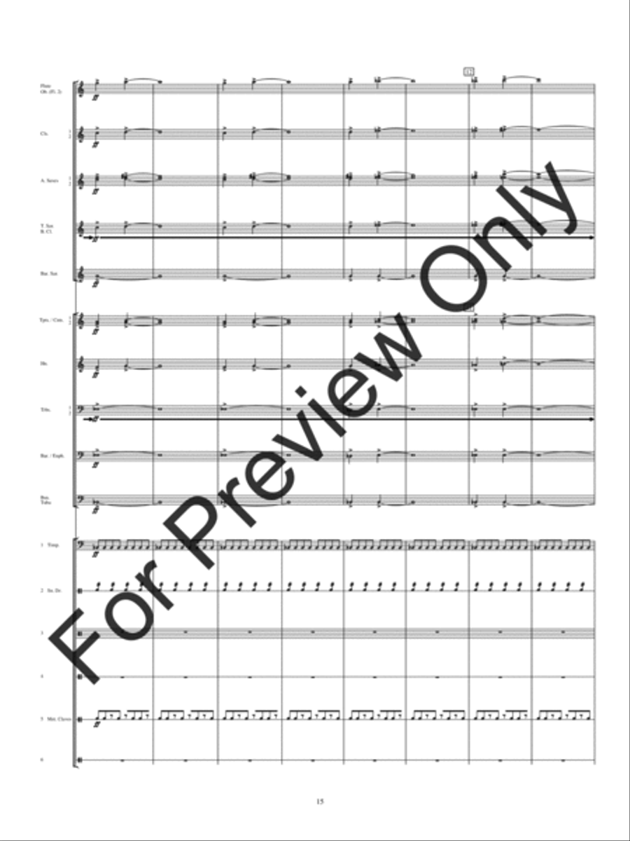 Electricity (Score) Electricity (Score) Concert Band scores gallery preview page 18