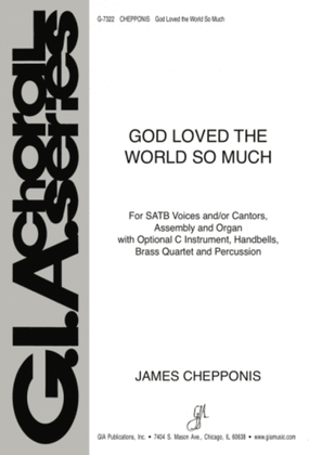 Book cover for God Loved the World So Much - Full Score and Parts