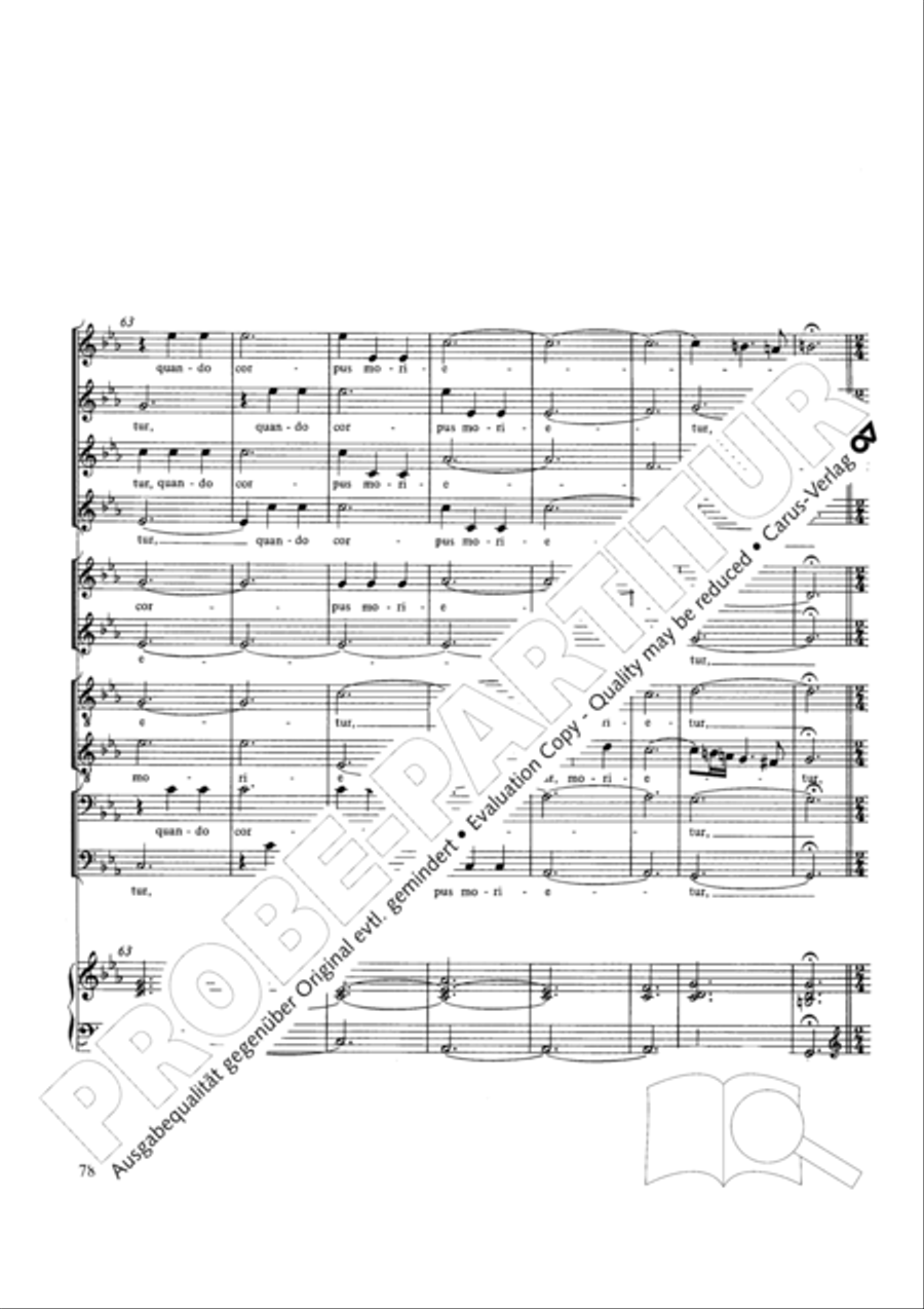 Stabat mater Choir scores gallery preview page 78