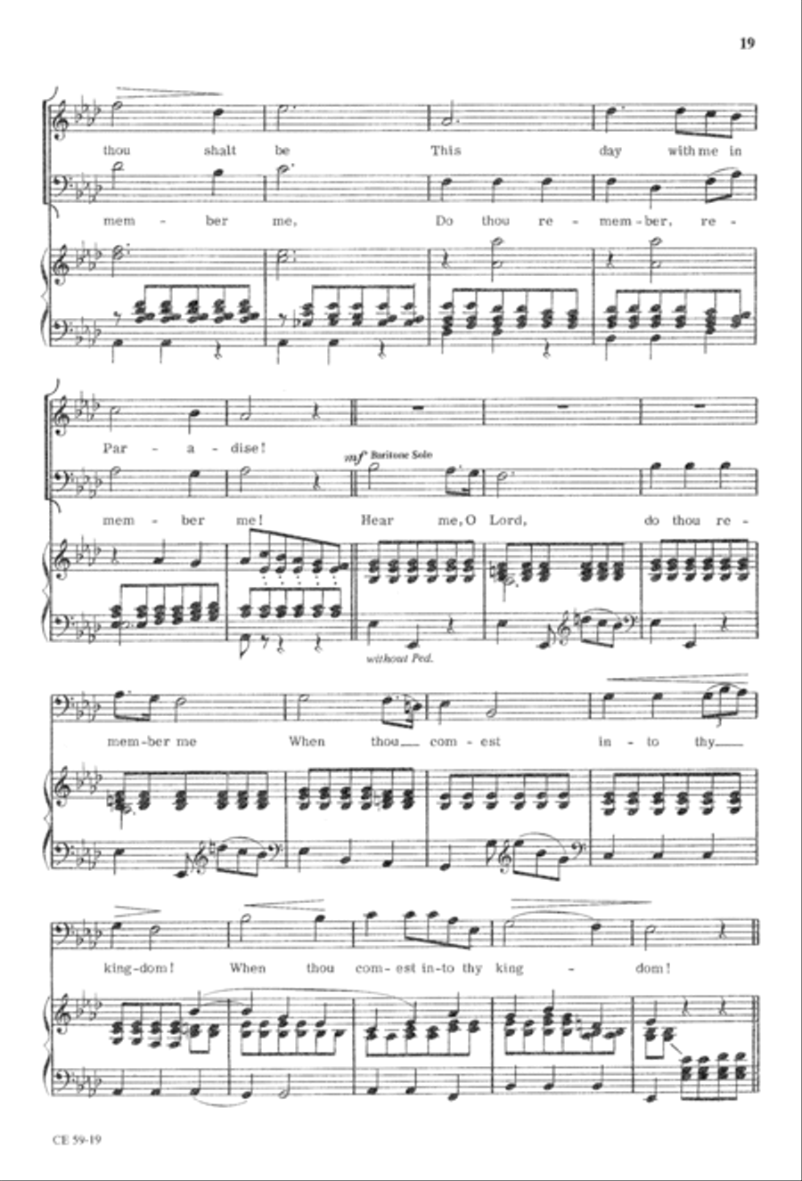 The Seven Last Words of Christ 4-Part scores gallery preview page 21