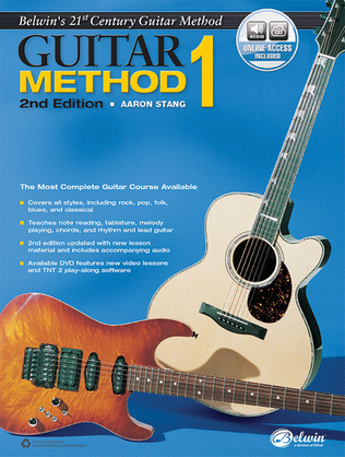 Book cover for Belwin's 21st Century Guitar Method, Book 1
