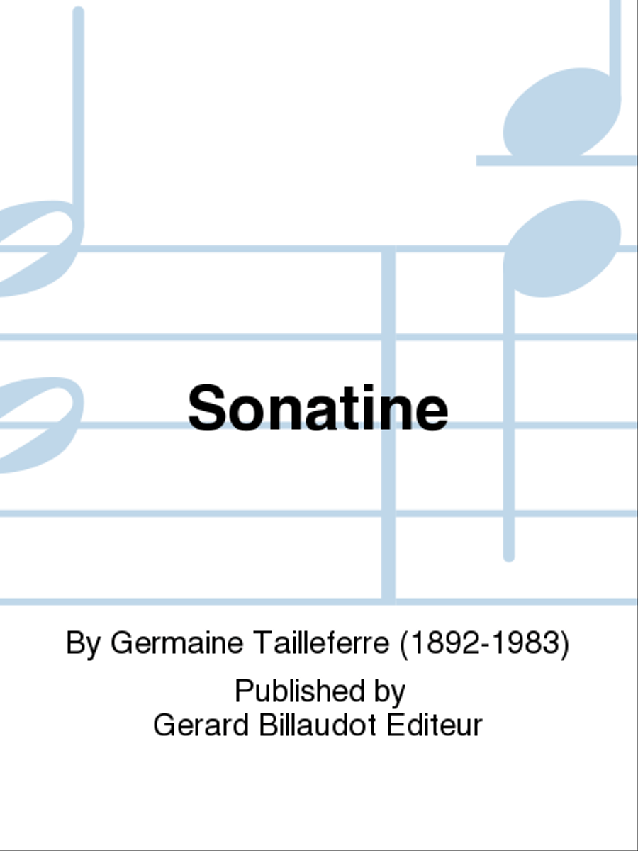 Sonatine Violin Solo scores gallery preview page 1