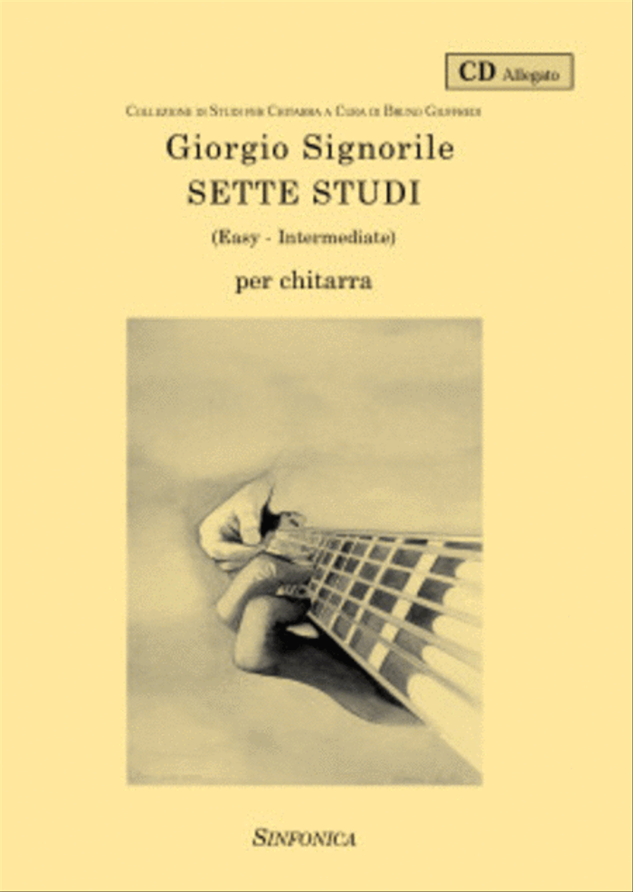 Sette Studi Guitar scores gallery preview page 1