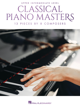 Book cover for Classical Piano Masters - Upper Intermediate Level