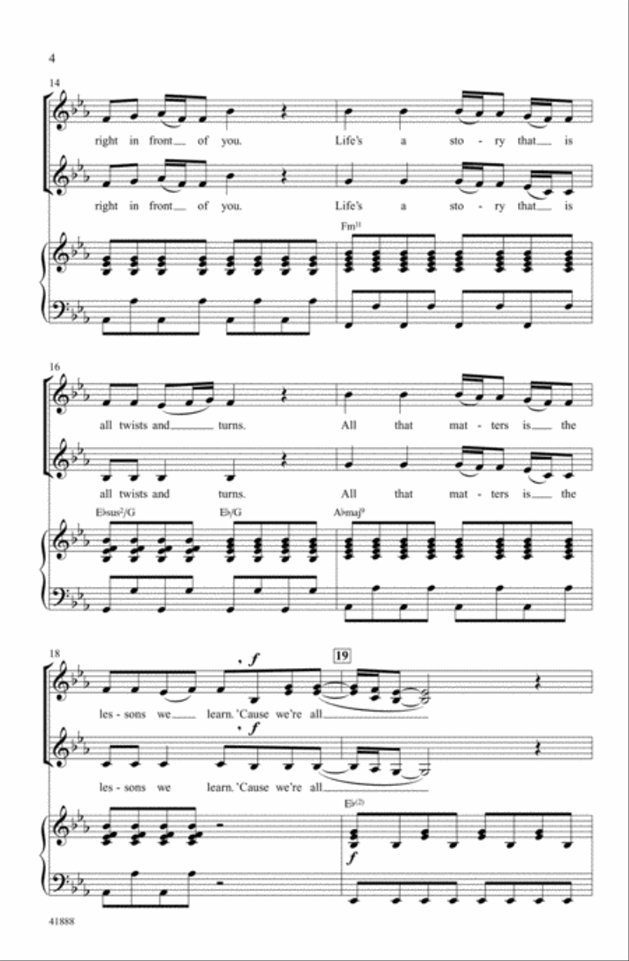 Unfinished Songs Unfinished Songs Choir scores gallery preview page 3