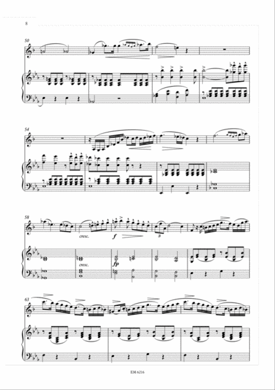 Concertino nr. 2 for Clarinet (Piano Reduction) Clarinet Solo scores gallery preview page 5