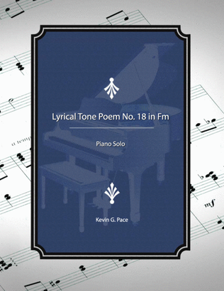 Lyrical Tone Poem No. 18 in F Minor, piano solo