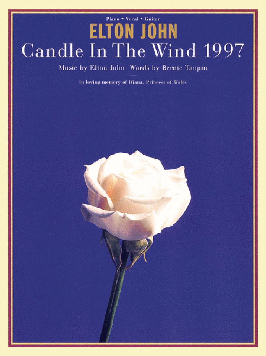 Candle in the Wind 1997 Piano, Vocal, Guitar scores gallery preview page 1