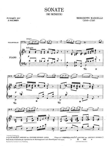 Sonata in e minor, op. 1 no. 2