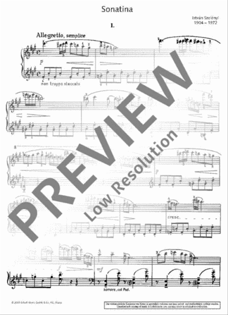 Sonatina Sonatina Piano Solo scores gallery preview page 6