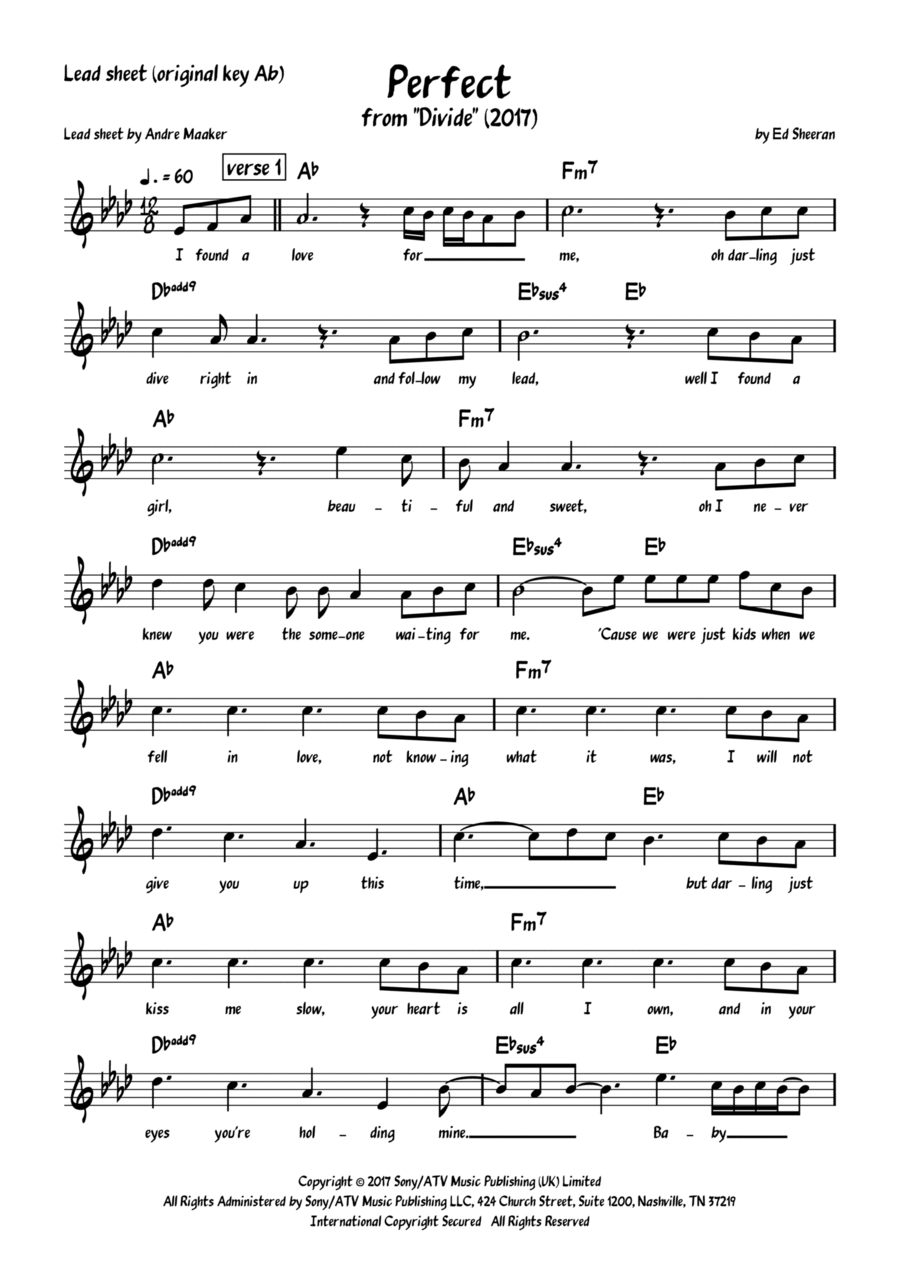 Perfect Jazz Ensemble scores gallery preview page 1