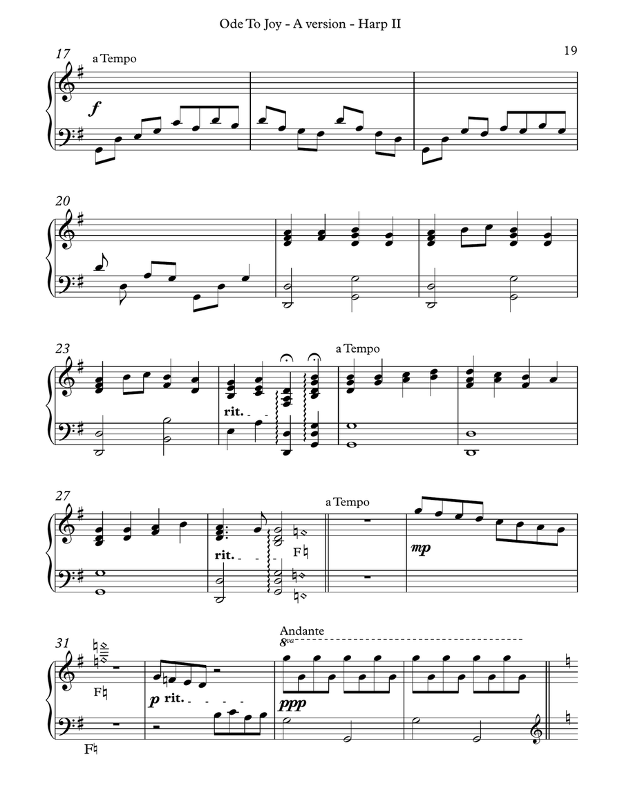 Ode to Joy, A Version Harp II image number null