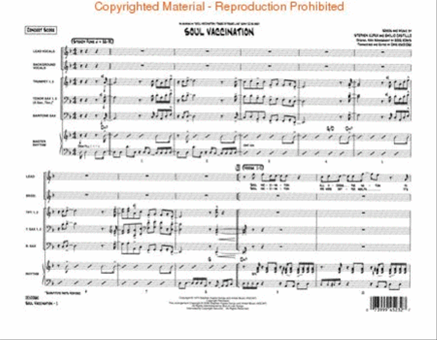 Tower of Power – Soul Vaccination Jazz Ensemble scores gallery preview page 2
