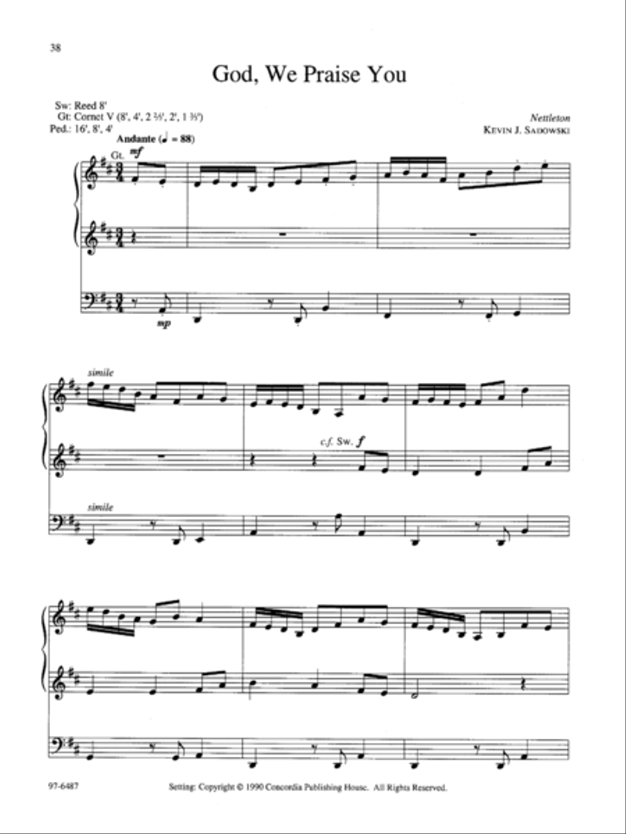 Laudate, Vol. 1 Organ scores gallery preview page 14