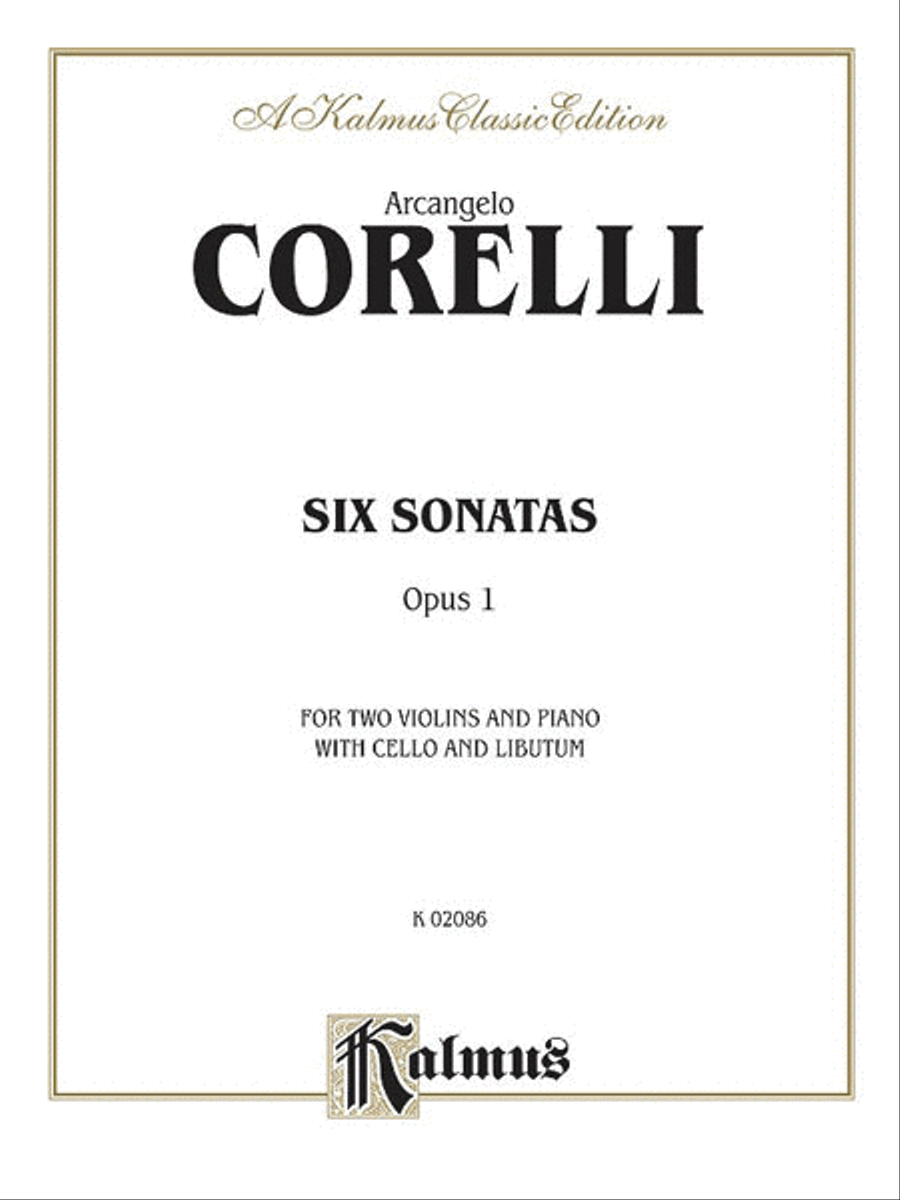 Six Sonatas, Op. 1 Six Sonatas, Op. 1 String Duet scores gallery preview page 1