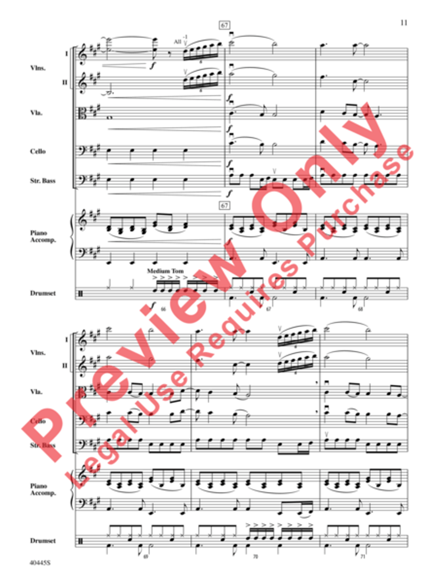 The Rolling Stones on Tour String Orchestra scores gallery preview page 12
