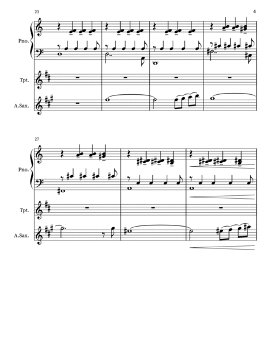Sketches 2 - Score Only Small Ensemble scores gallery preview page 4