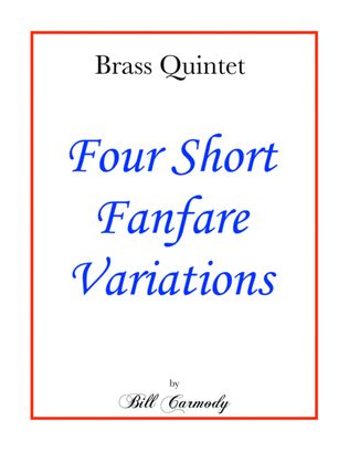 Book cover for Four Short Fanfare Variations
