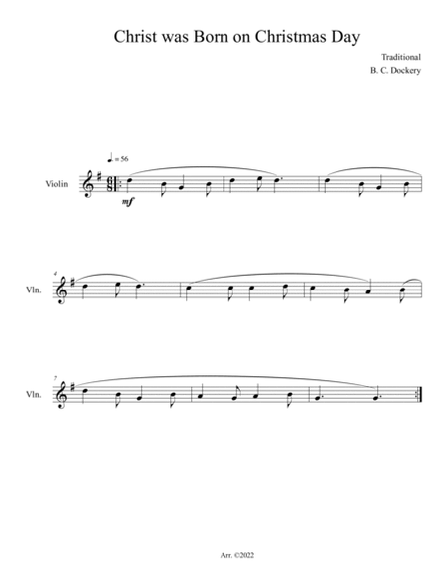 10 Christmas Solos for Violin (Vol. 5) image number null