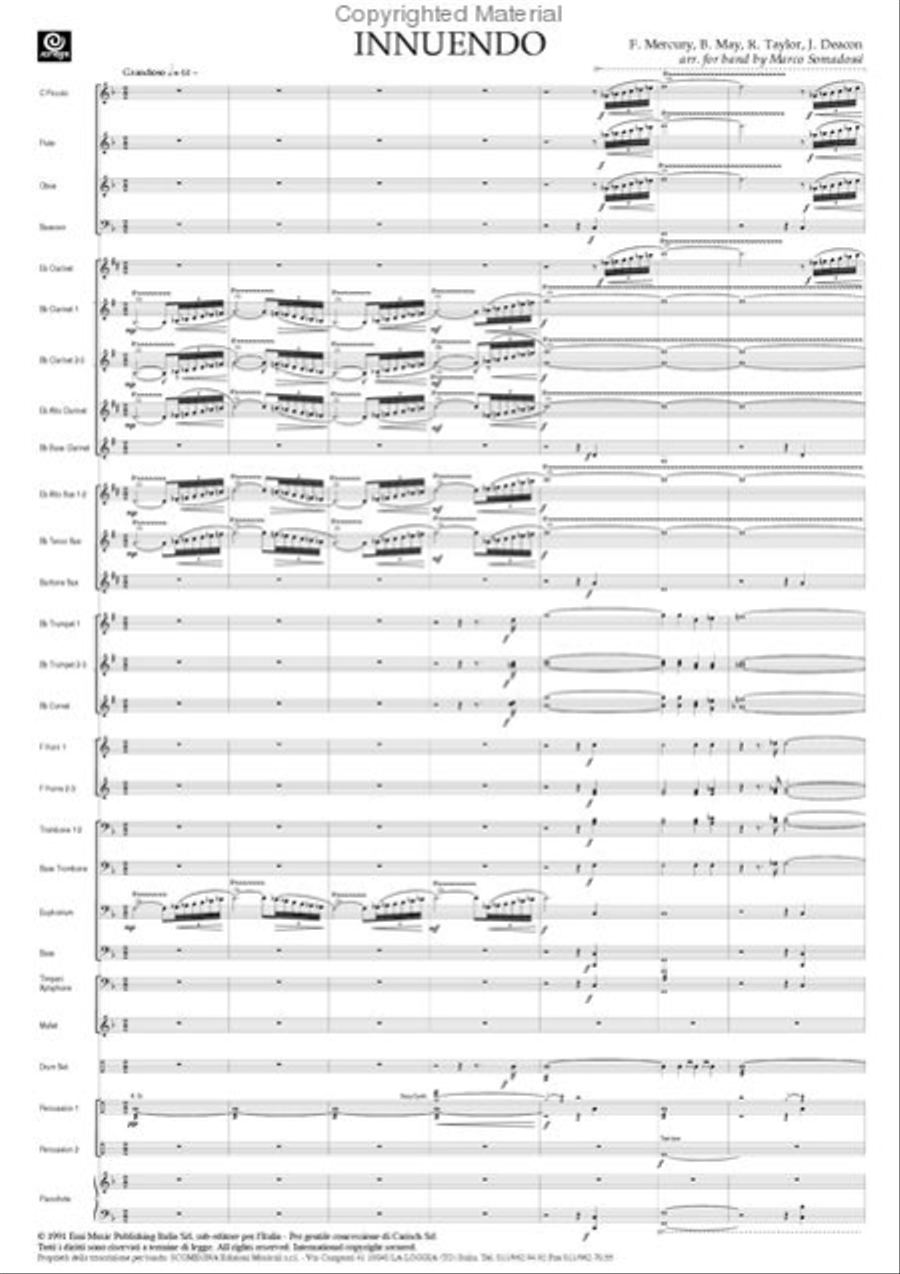 Innuendo Innuendo Concert Band scores gallery preview page 3